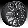 Fuel FF19D Gloss Black Milled Forged Dually Custom Truck Wheels 2